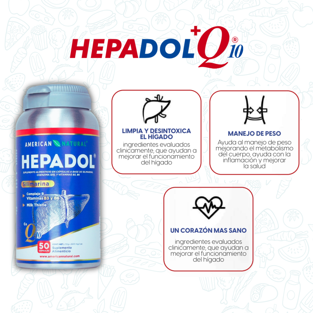 Hepadol 50 caps x2