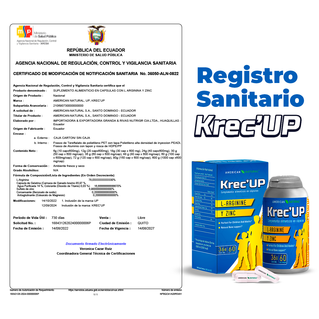 KREC' UP Crece Sano y Fuerte – Shop.ec