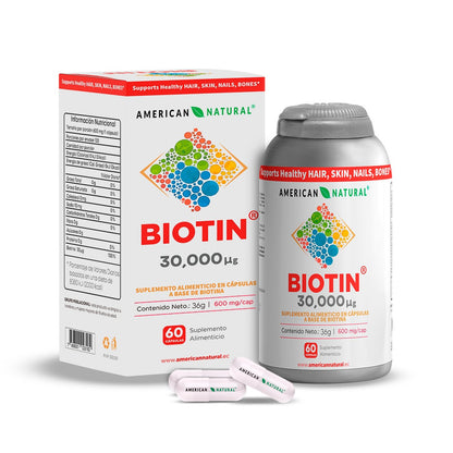 BIOTIN 60 CAPSULAS