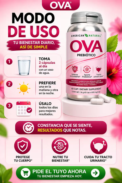 OVA Prebiótico x3 - TRATAMIENTO COMPLETO