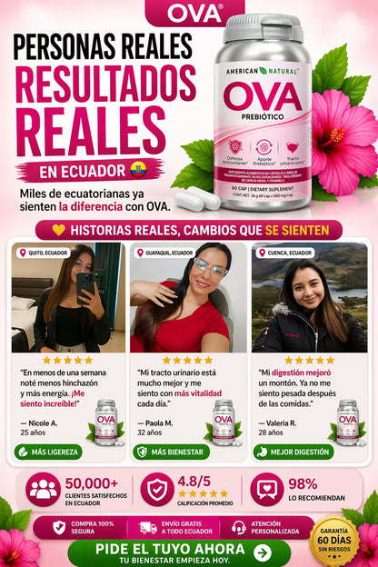 OVA Prebiótico x3 - TRATAMIENTO COMPLETO